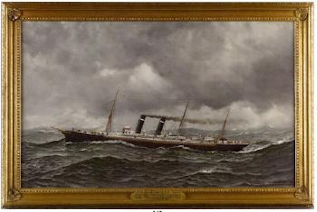 S S New York after her refit in 1903 by Antonio Jacobsen