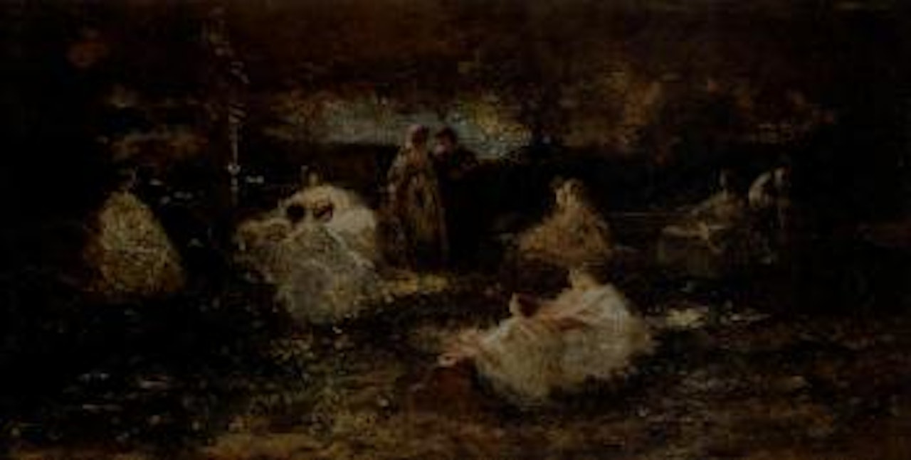 Reunion dans un parc by Adolphe Monticelli