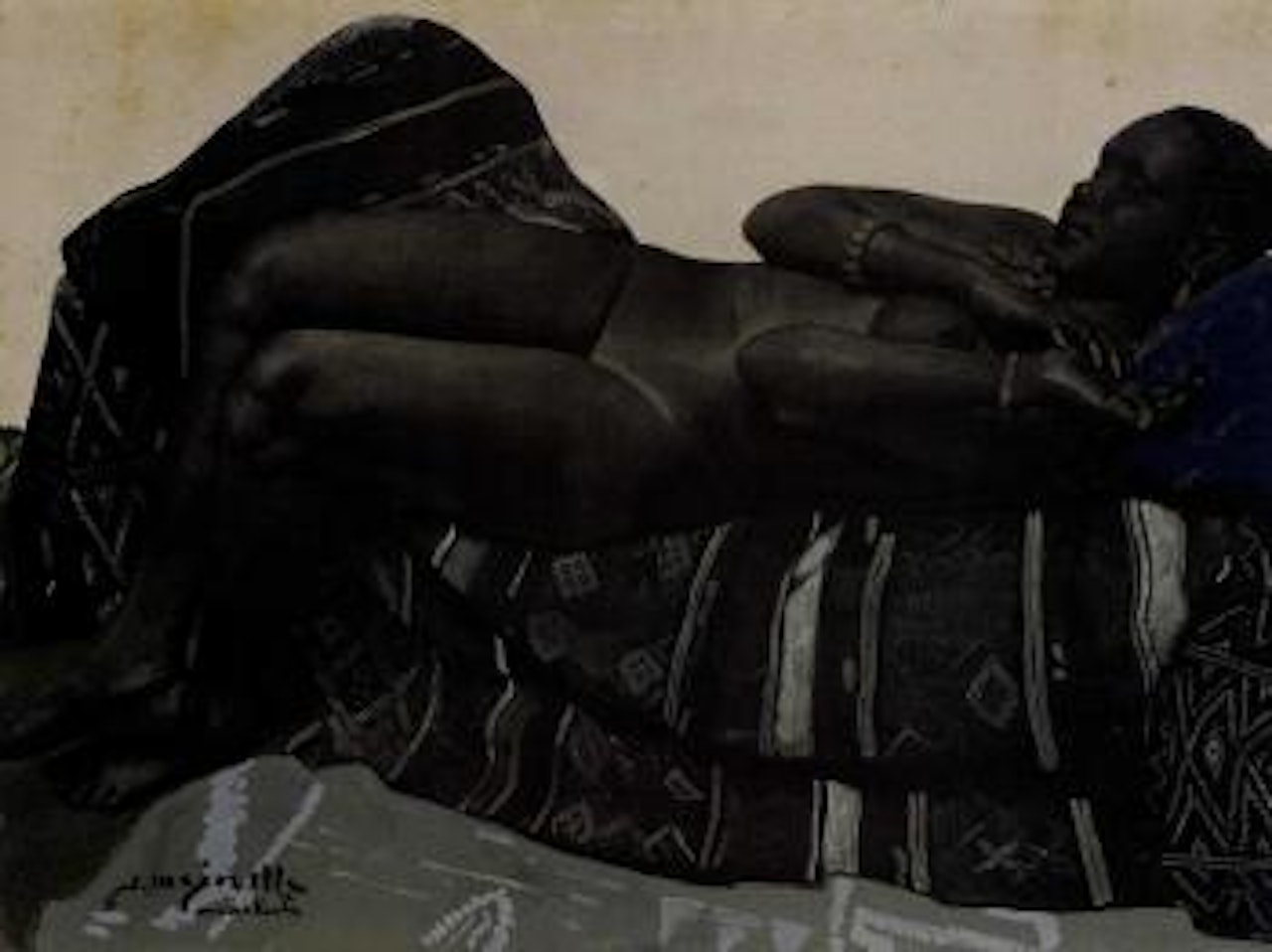 Harmonie en noir by Jacques Majorelle