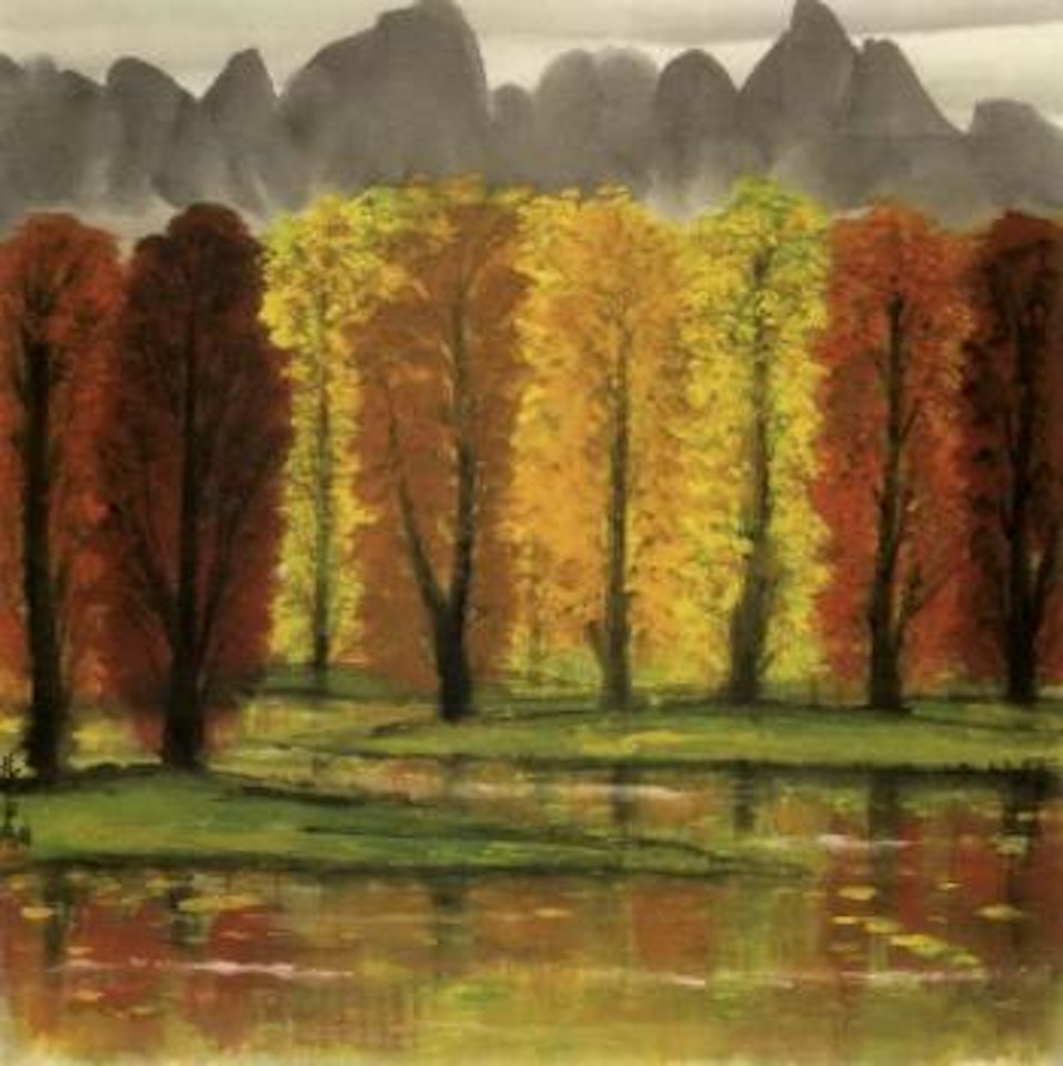 Maple wood by Lin Fengmian