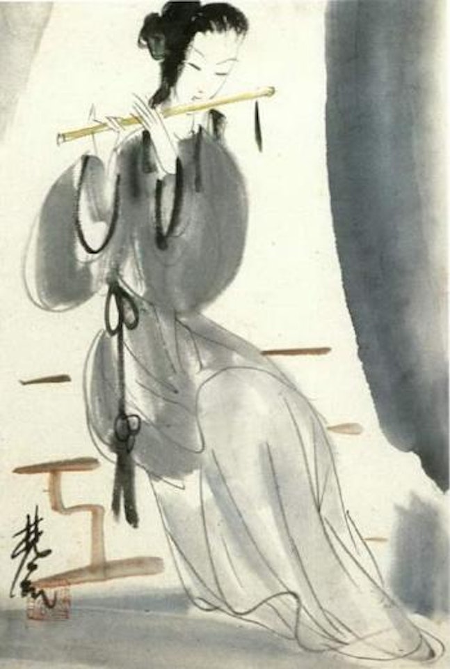 Leisure pastime by Lin Fengmian