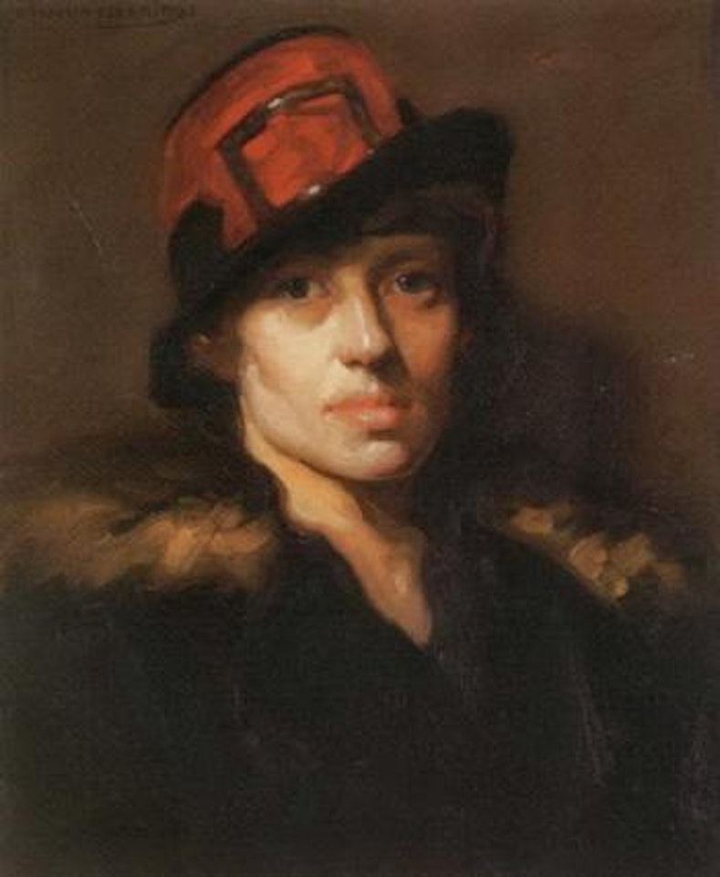 Portrait of Marie Hennings by Ernest Martin Hennings