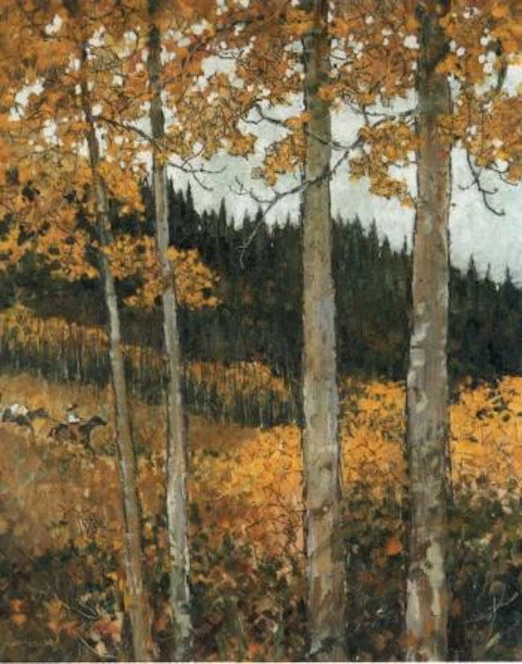 Santa Fe aspens by Eric Sloane