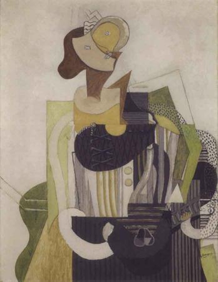 Femme a la guitare by Georges Braque