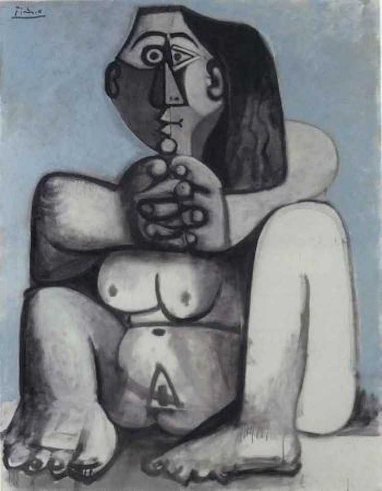 Nu accroupi by Pablo Picasso
