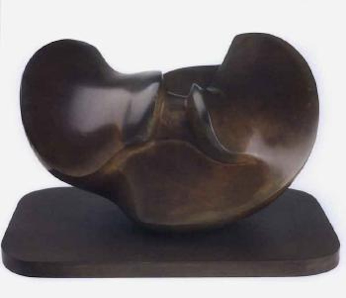 Working model for divided oval: butterfly by Henry Moore