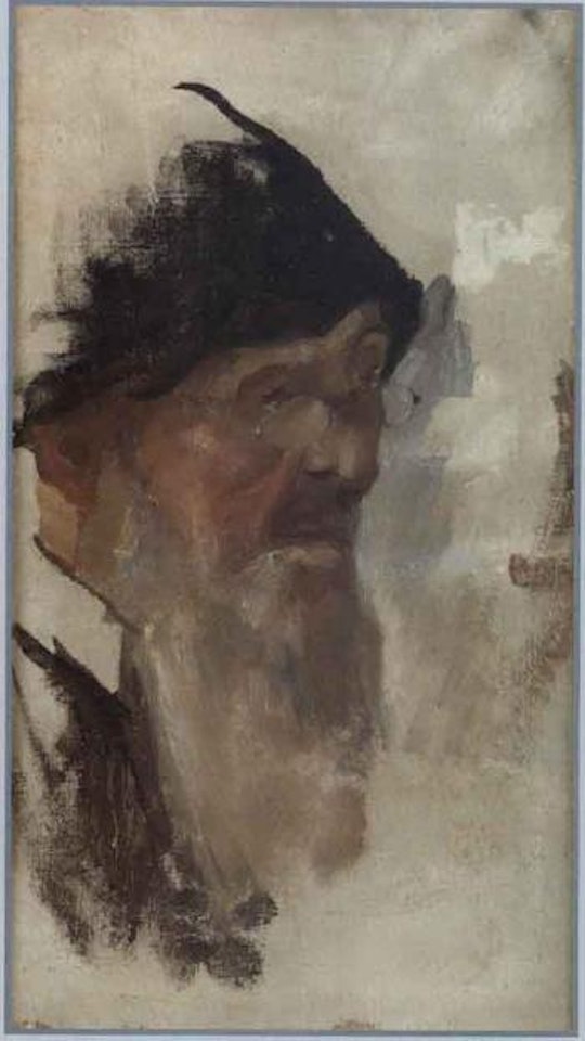 Head of elderly man by Joaquin Sorolla Y Bastida