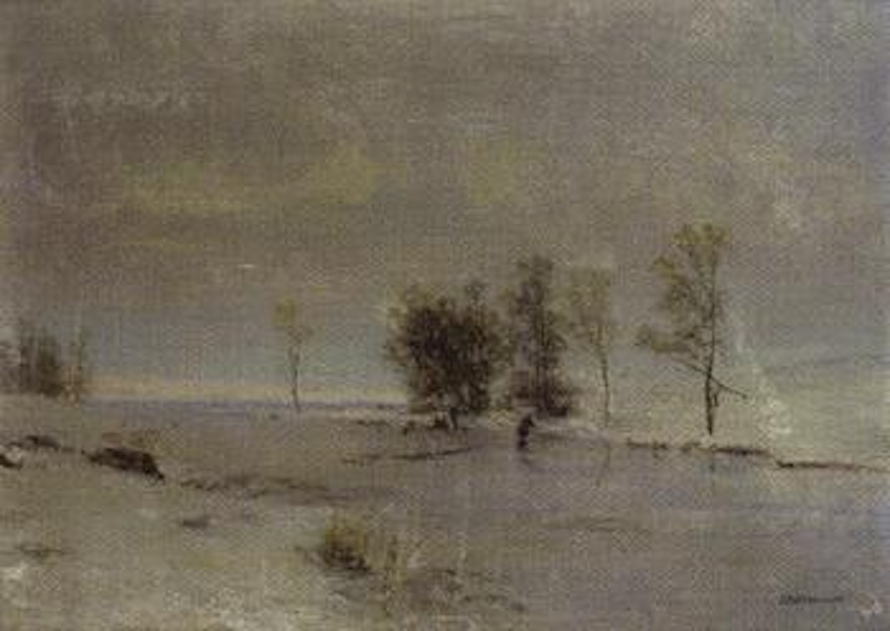 Paysage d'hiver by Ivan Pavlovitch Pochitonov