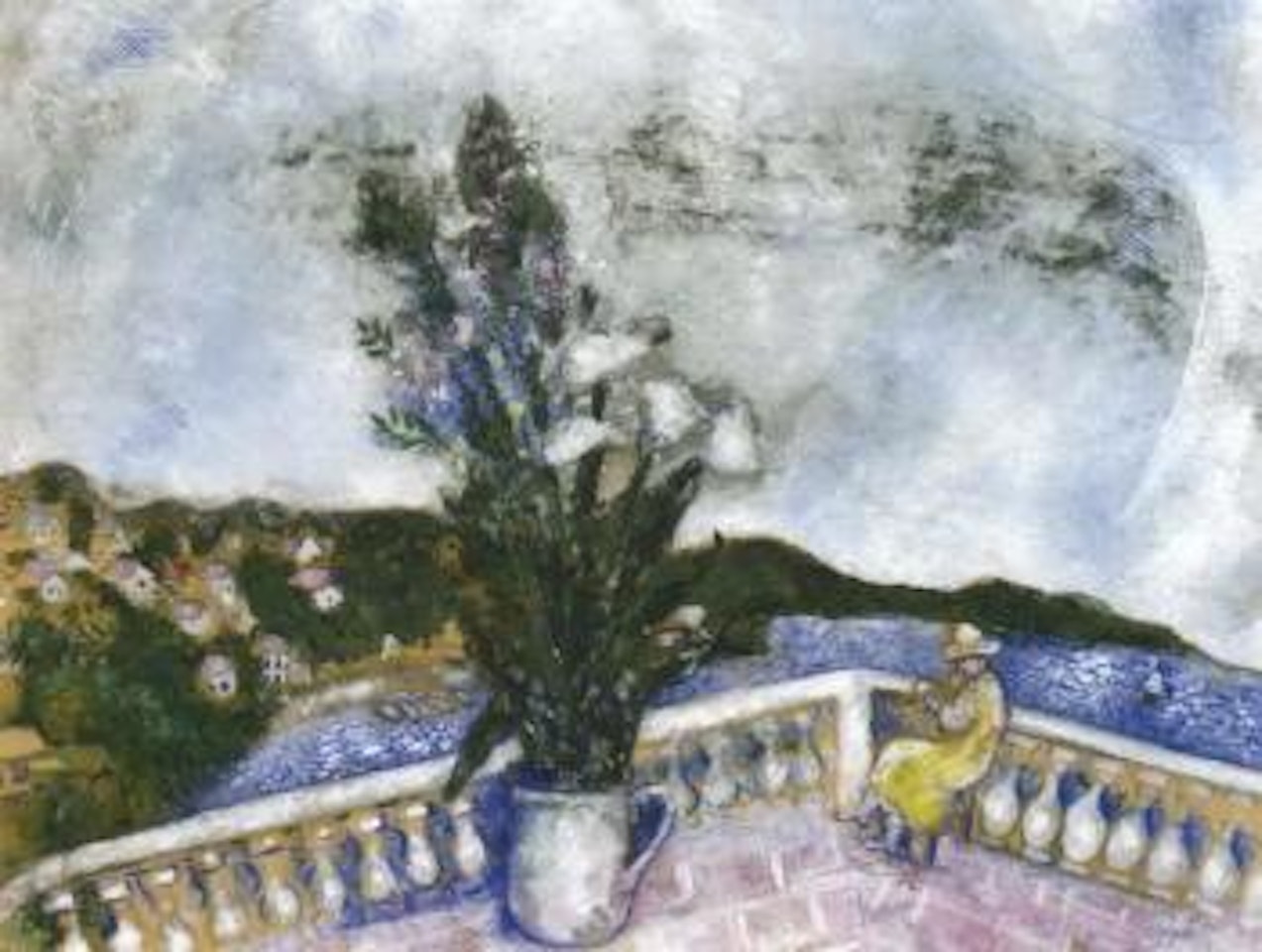 Bella a Mourillon by Marc Chagall