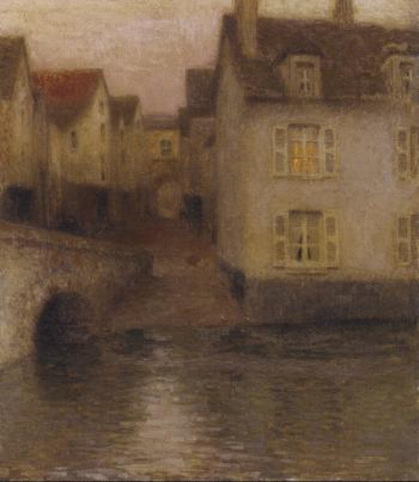 Le Pont - Crepuscule by Henri Le Sidaner