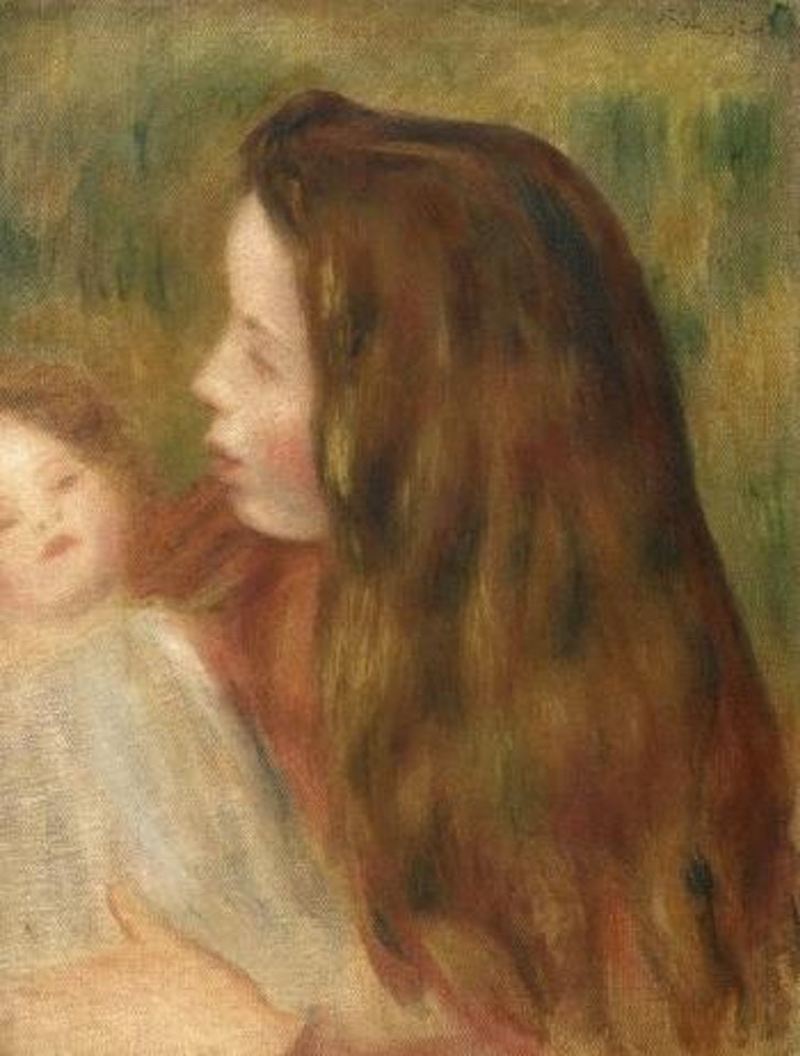 Filette a la poupee by Pierre-Auguste Renoir