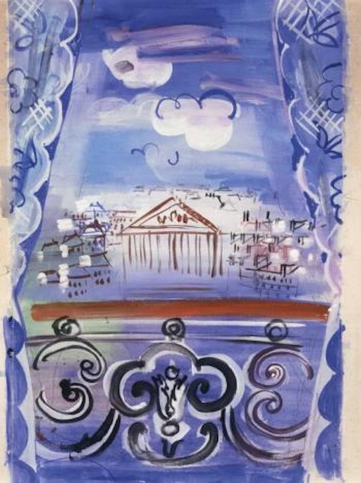 Fenetre ouverte, sur La Madeleine by Raoul Dufy