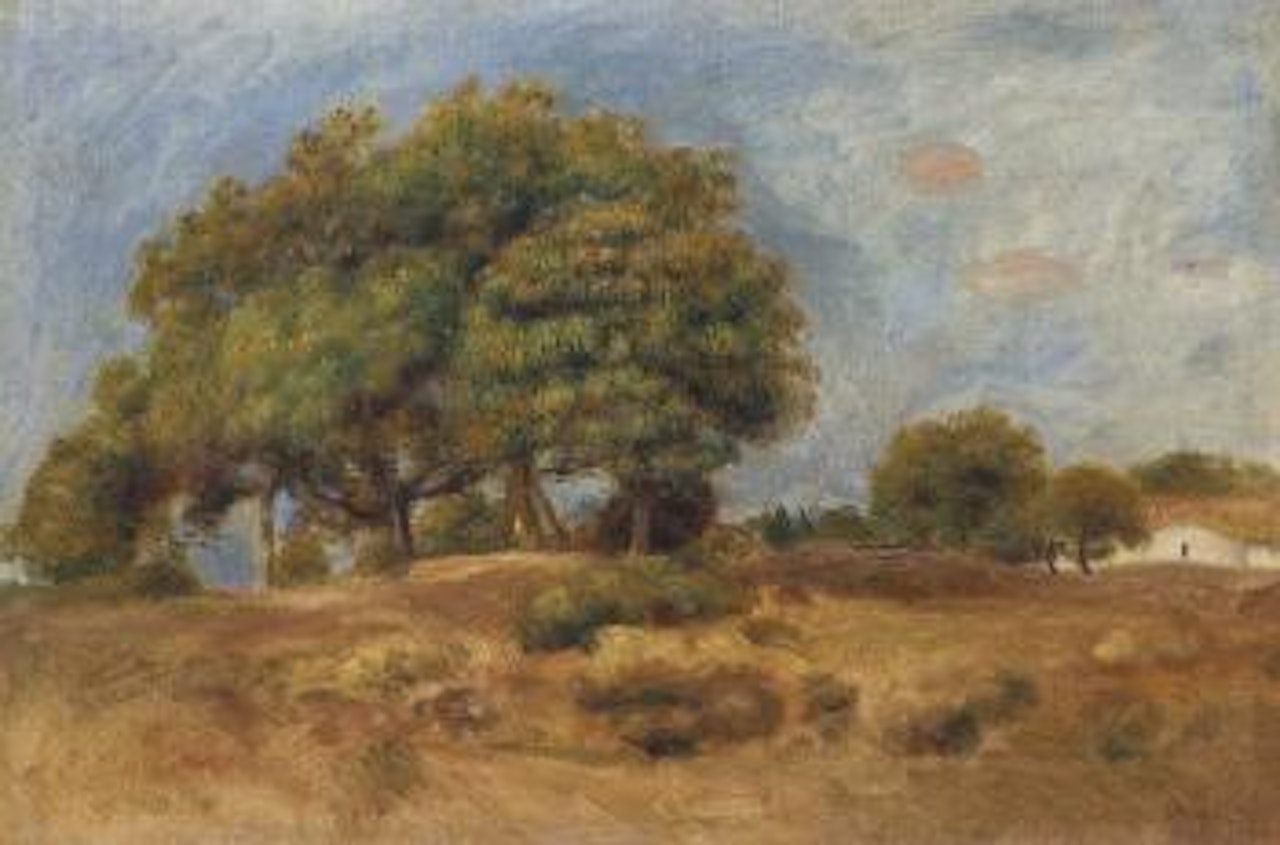 Trees, autumn by Pierre-Auguste Renoir