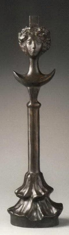 Lampe a tete de femme by Alberto Giacometti by Diego Giacometti