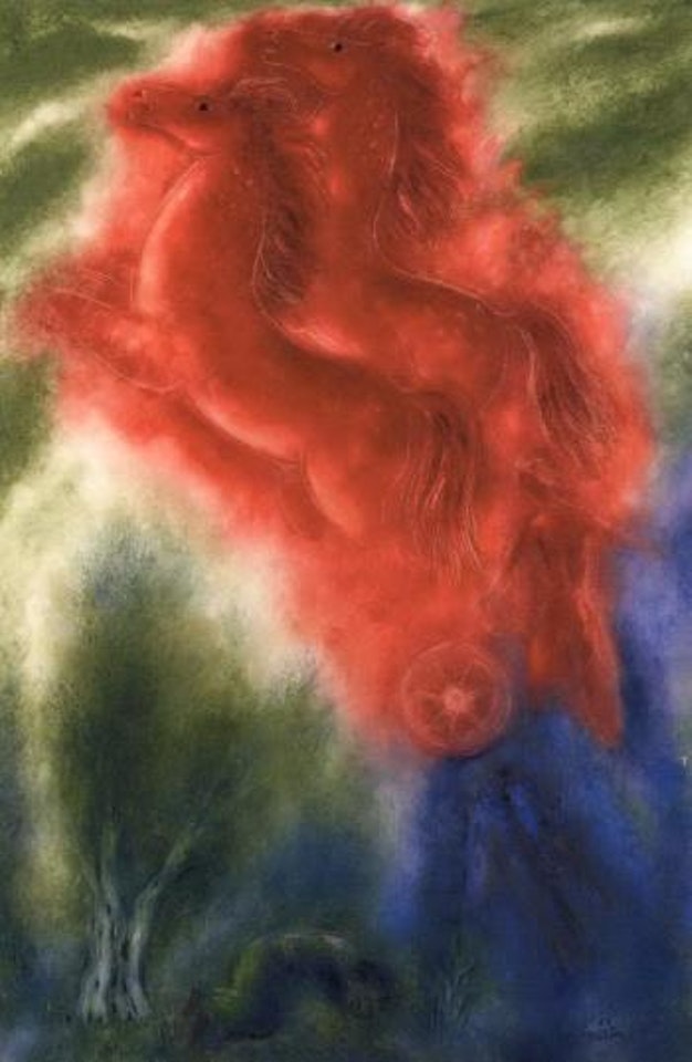 Fire Chariot by Reuven Rubin