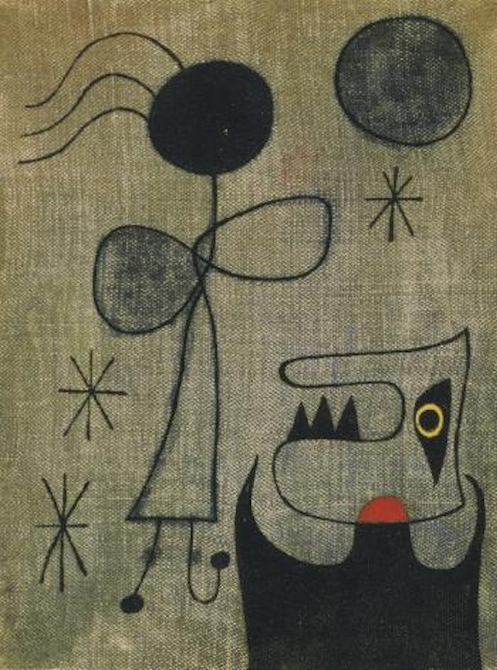 Femmes dans la nuit by Joan Miró