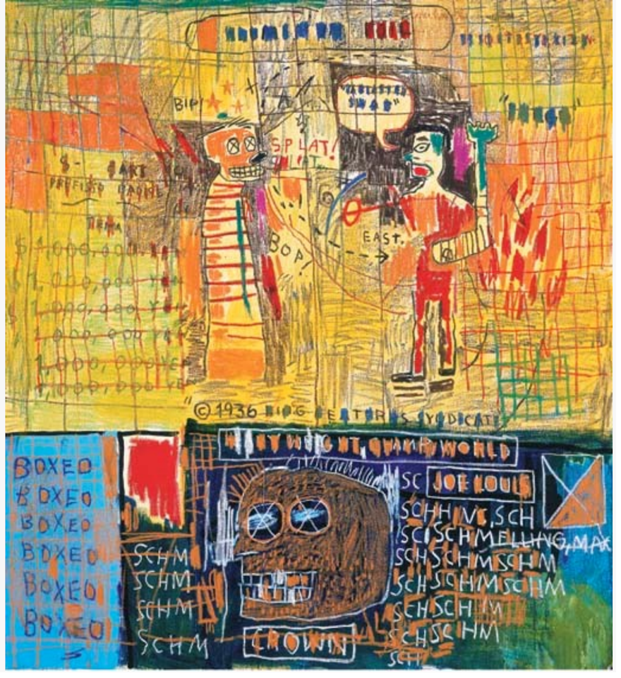 Napoleonic Stereotype by Jean-Michel Basquiat