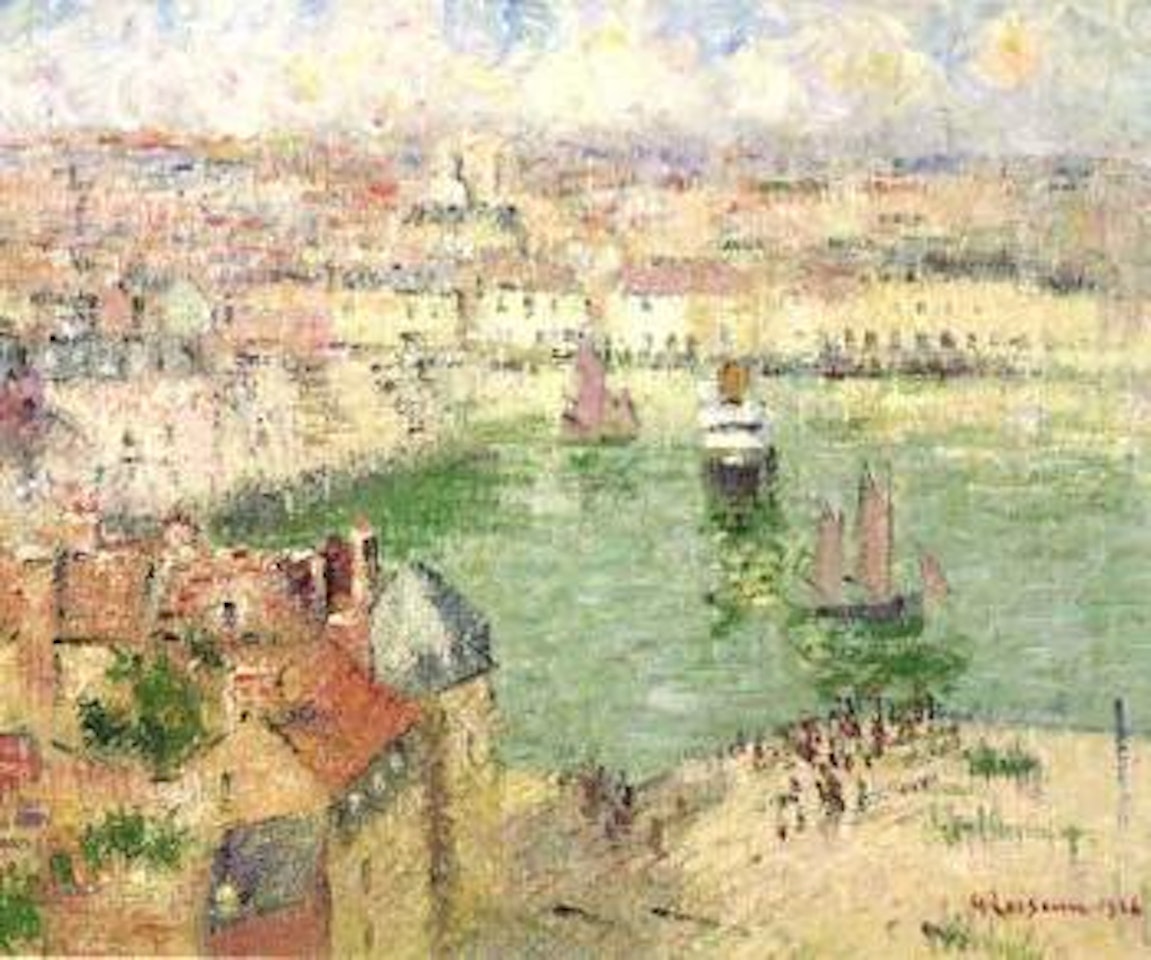 Port de Dieppe by Gustave Loiseau