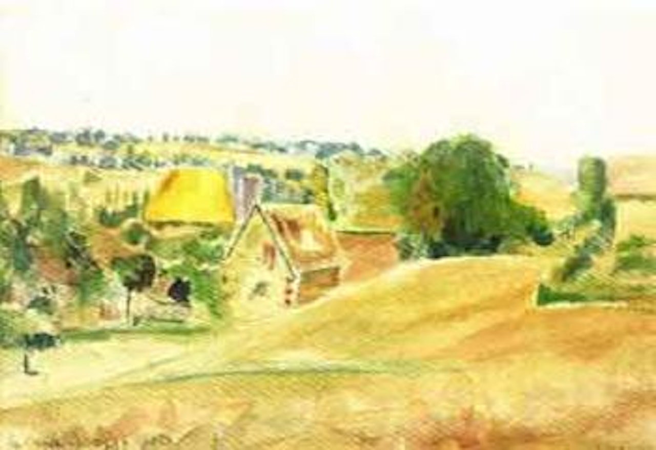 Cavia - Eragny by Camille Pissarro