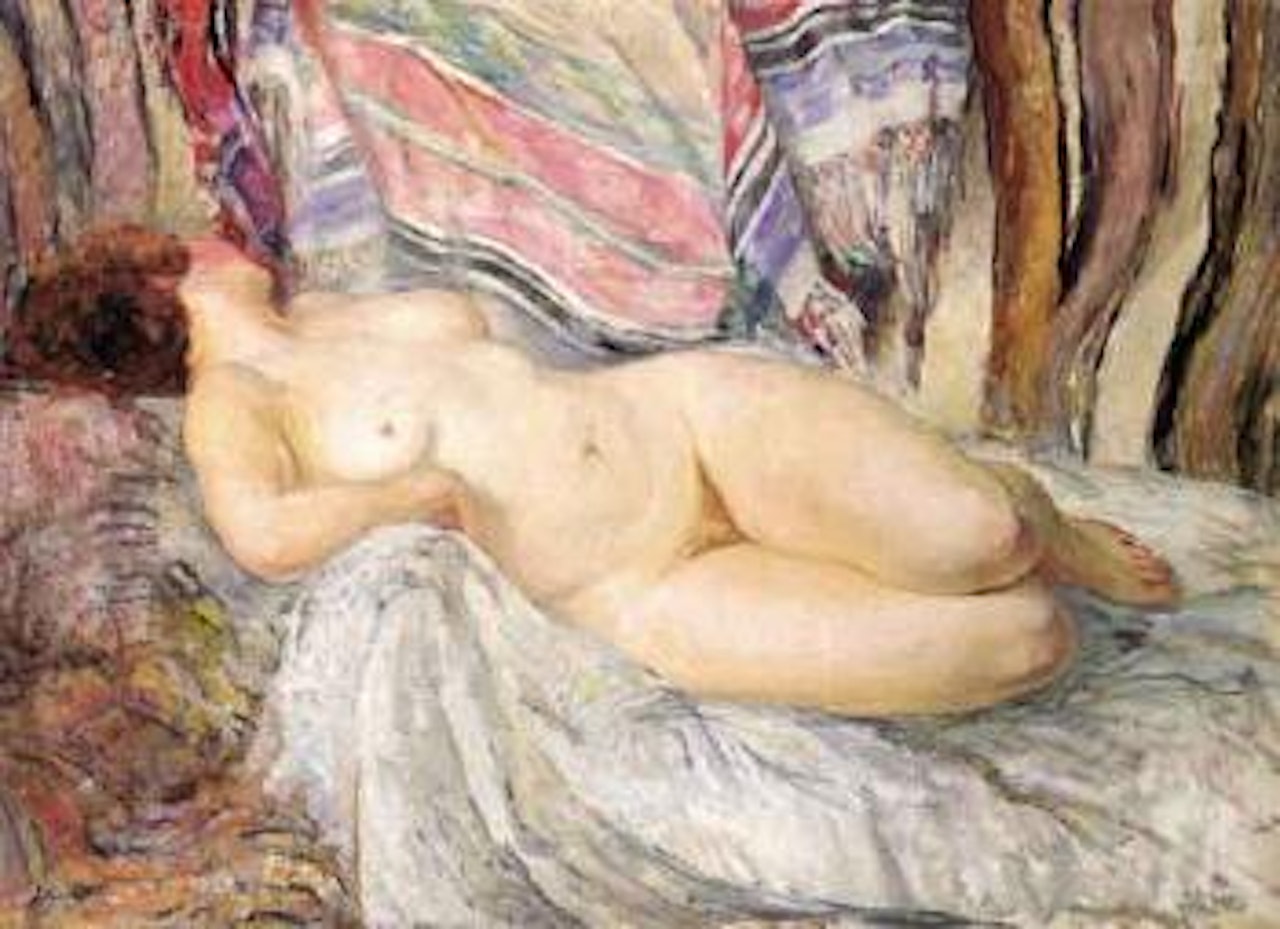 Femme nue allongee by Henri Lebasque