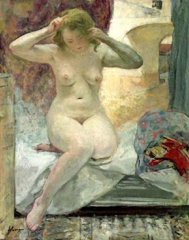 Nu au cannet by Henri Lebasque