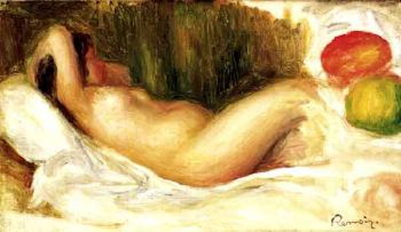 Femme nue couchee by Pierre-Auguste Renoir