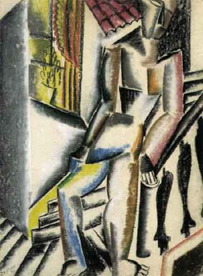 Personnage a l'escalier by Ossip Zadkine