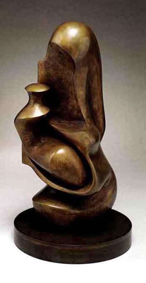 Working model for mother and child - hood by Henry Moore