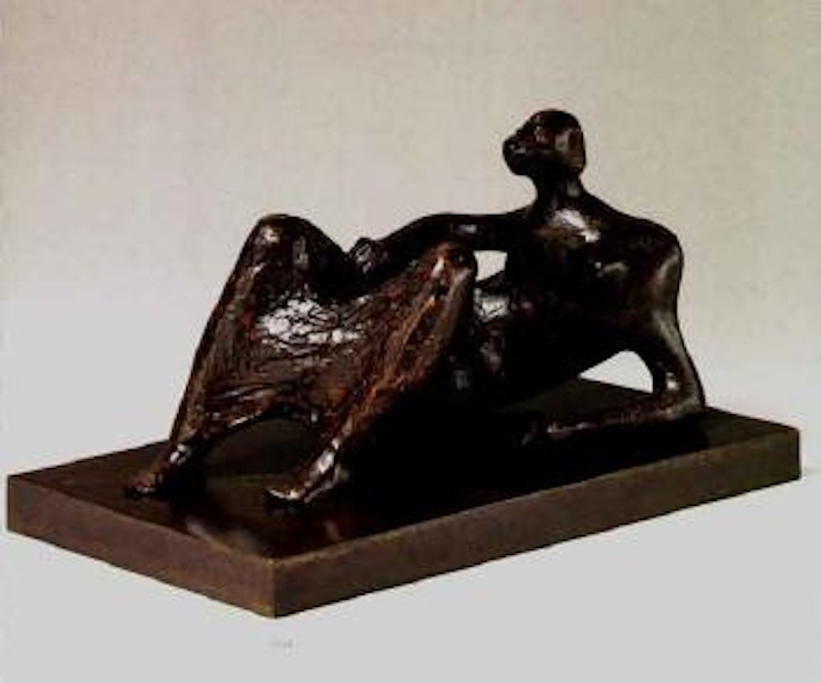 Maquette for reclining figure - Angles by Henry Moore