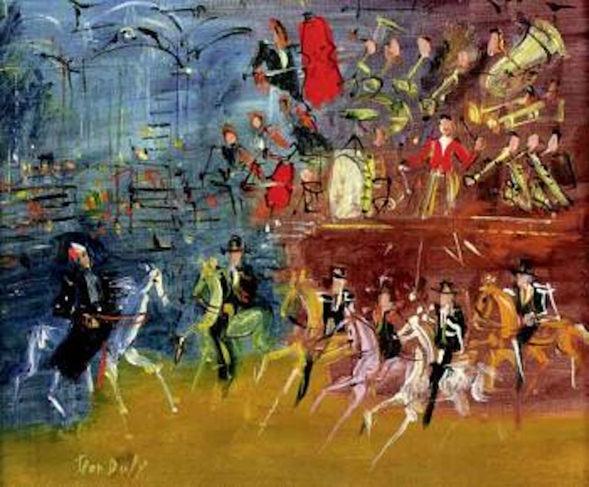 Parade equestre by Jean Dufy