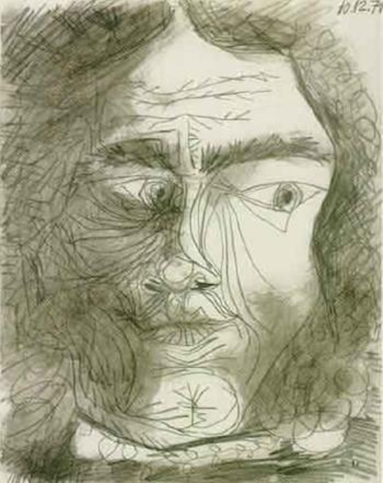 Tete d'homme by Pablo Picasso