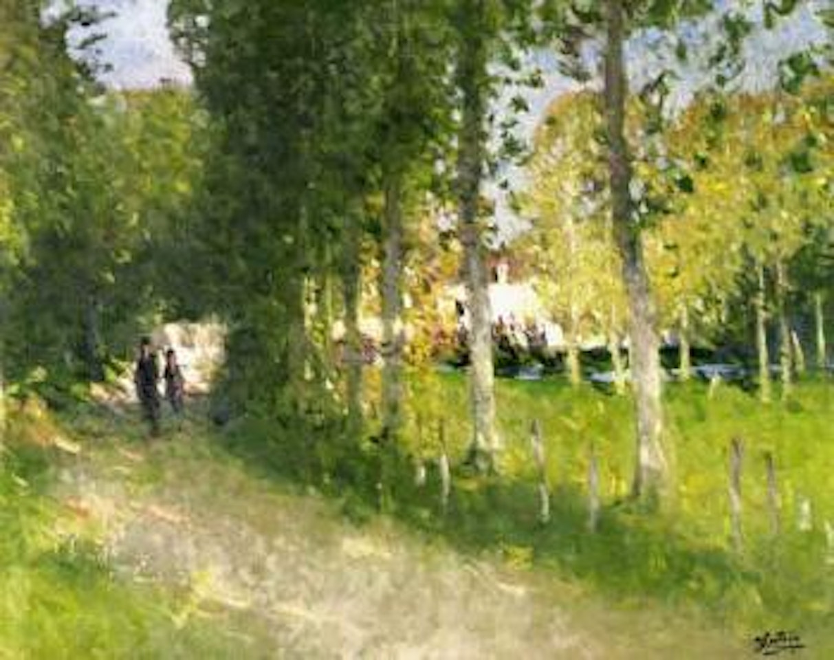 Promenade by Pierre Eugène Montezin
