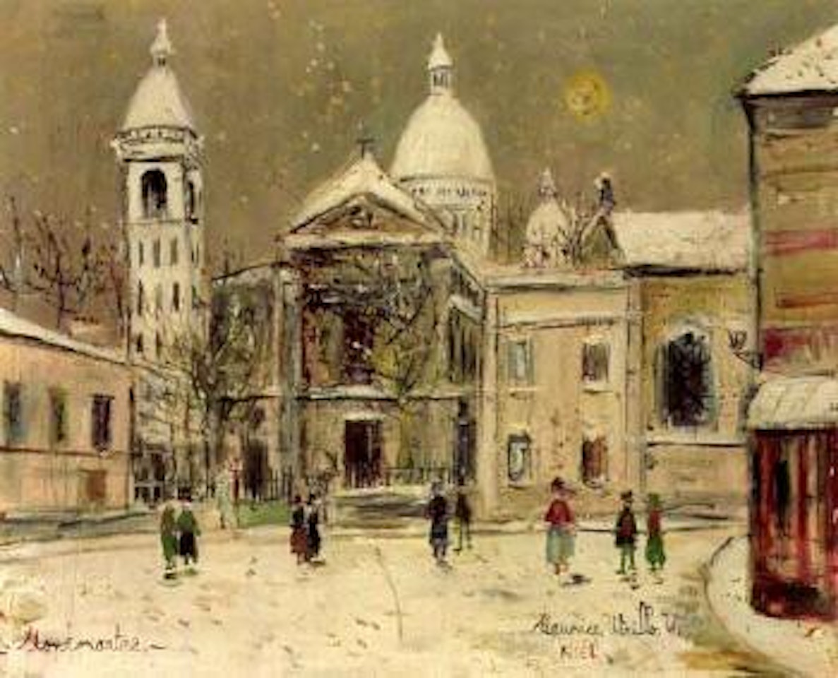 Square St Pierre a Montmartre by Maurice Utrillo