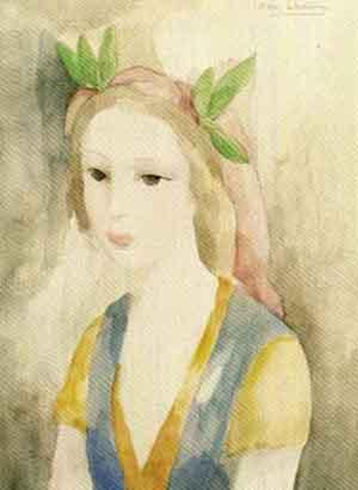 Jeune fille aux lauriers by Marie Laurencin