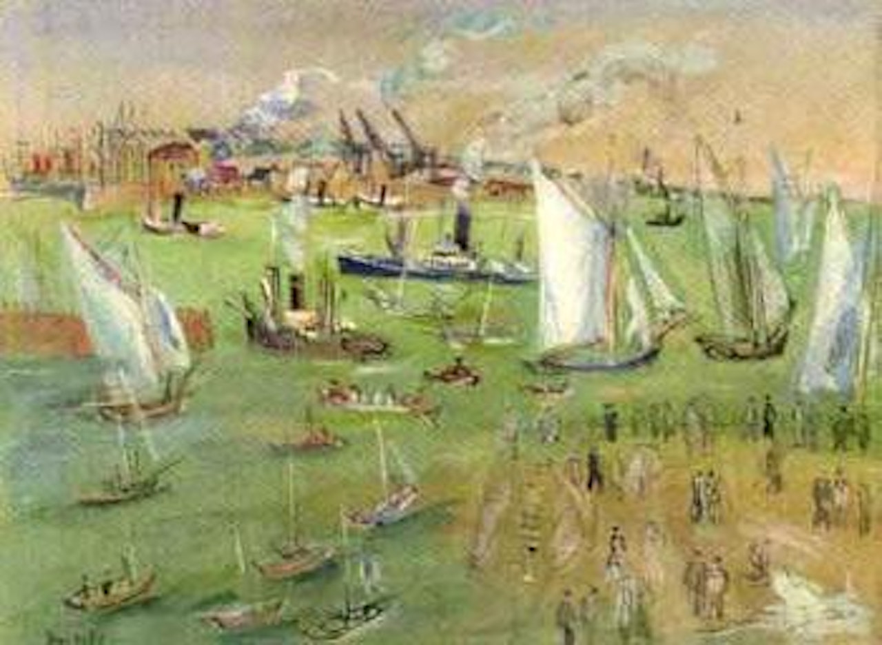 Port du Havre by Jean Dufy