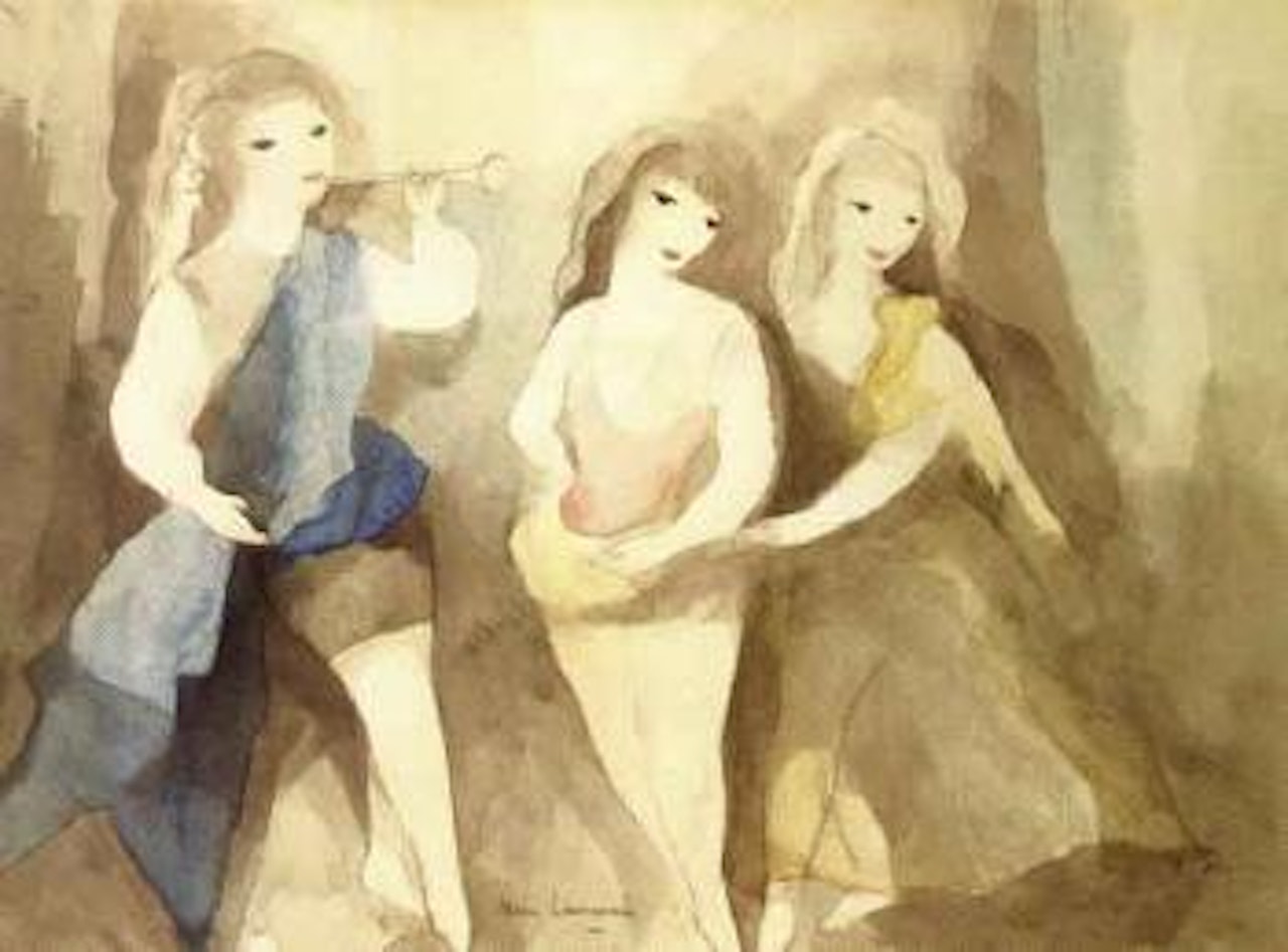 Trois femmes by Marie Laurencin