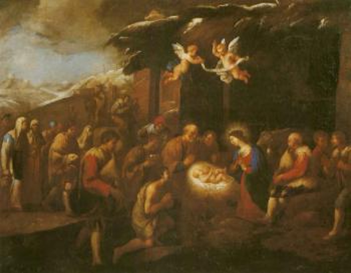 Nativity by Circle of Luca Giordano
