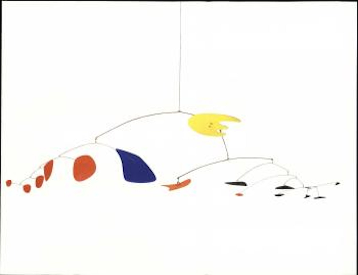 Yellow W - Orange Y by Alexander Calder