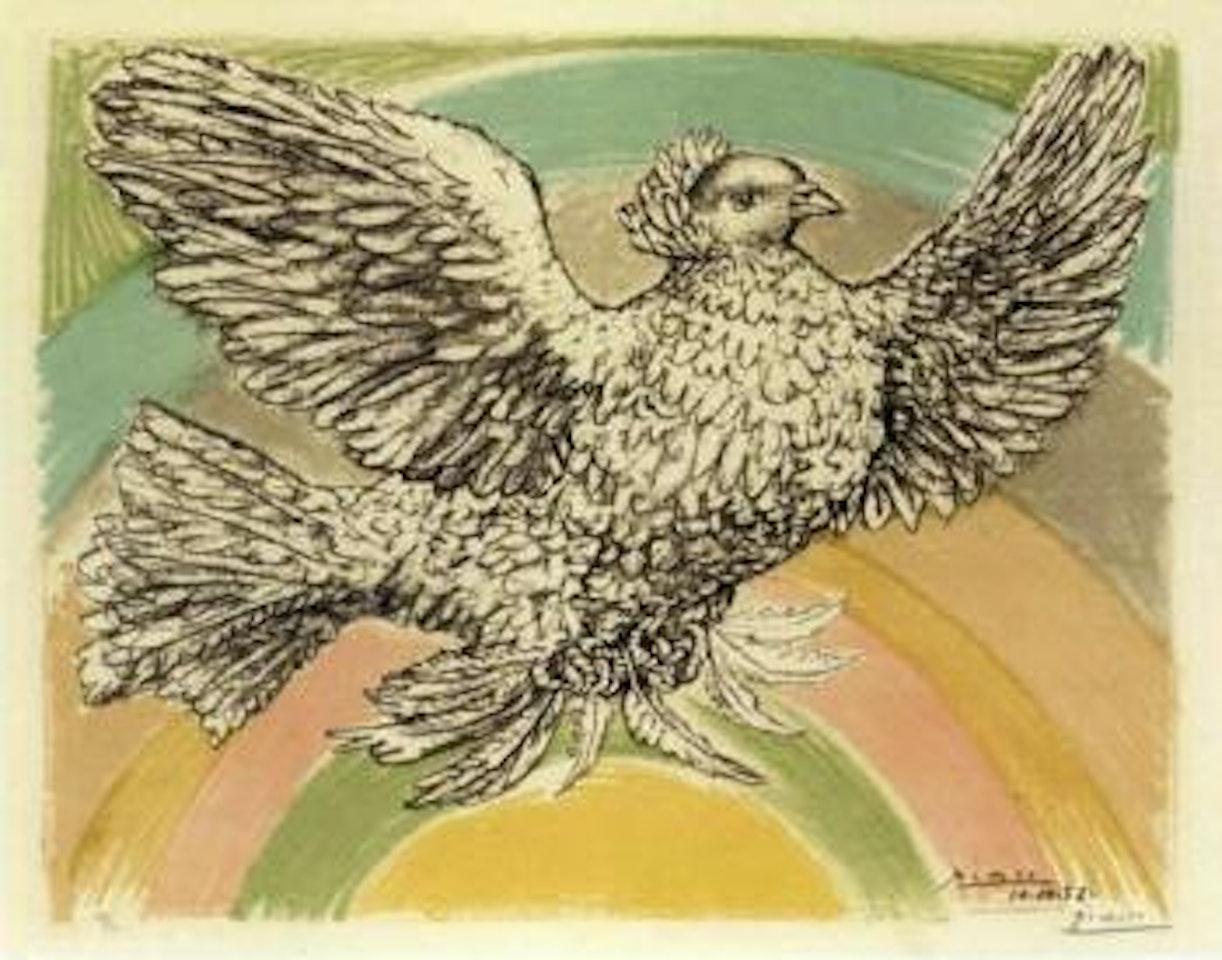 Colombe volant by Pablo Picasso