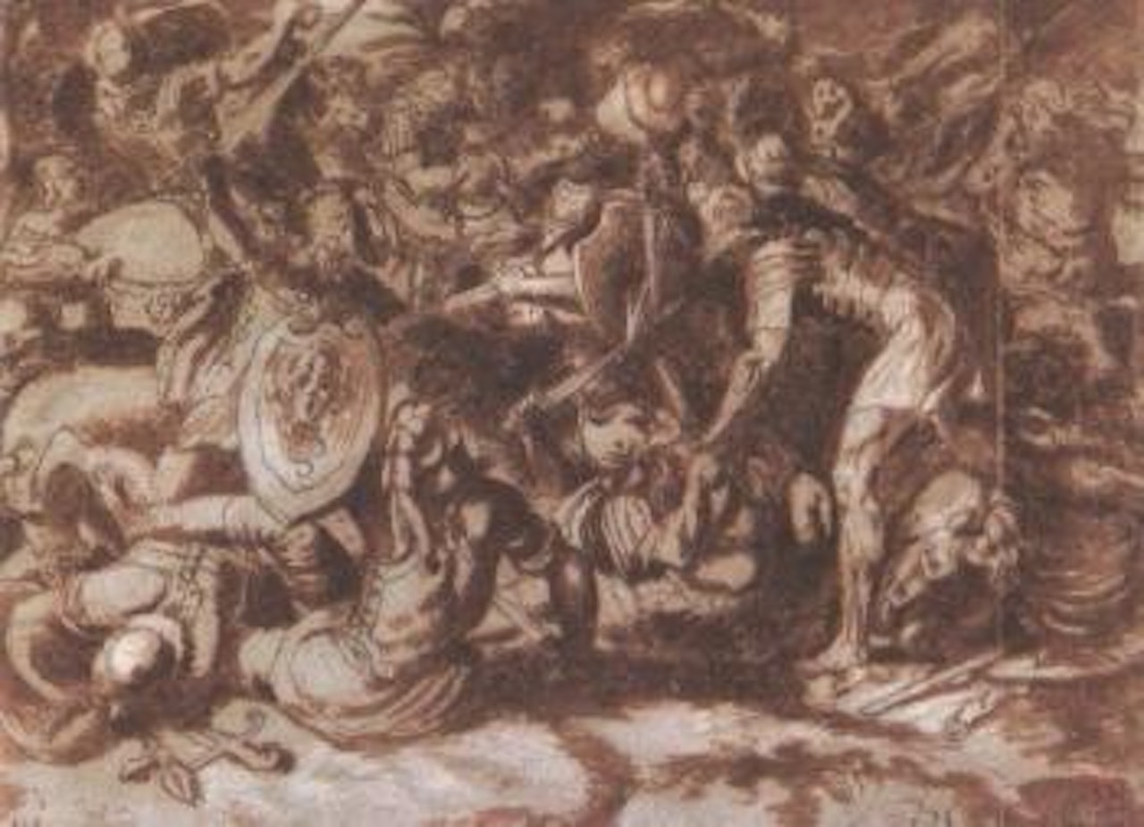 Battle scene by Francesco Salviati