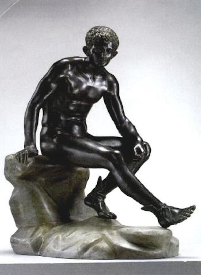 Mercurius seated by Italian School