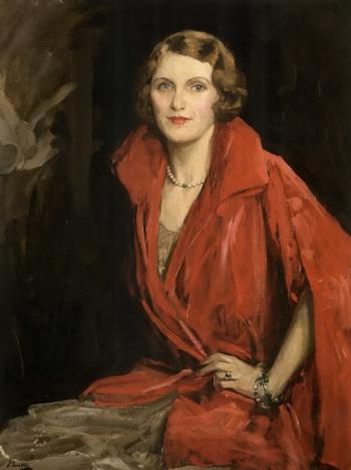 Portrait of Mrs James v Rank by John Lavery