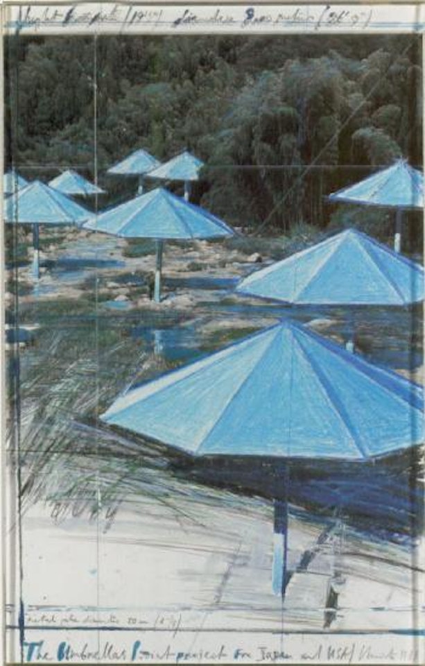Umbrellas - Joint project for Japan and USA by Christo