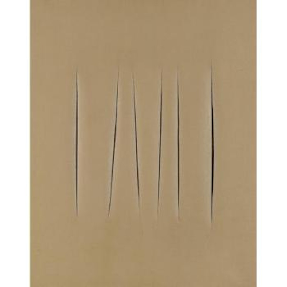 Concetto Spaziale - attese by Lucio Fontana