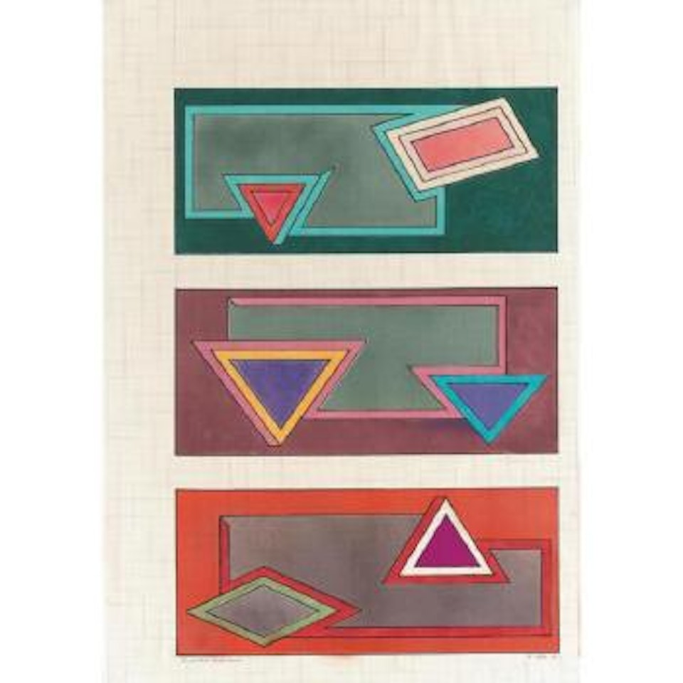 Triple Stack - Newport Beach by Frank Stella