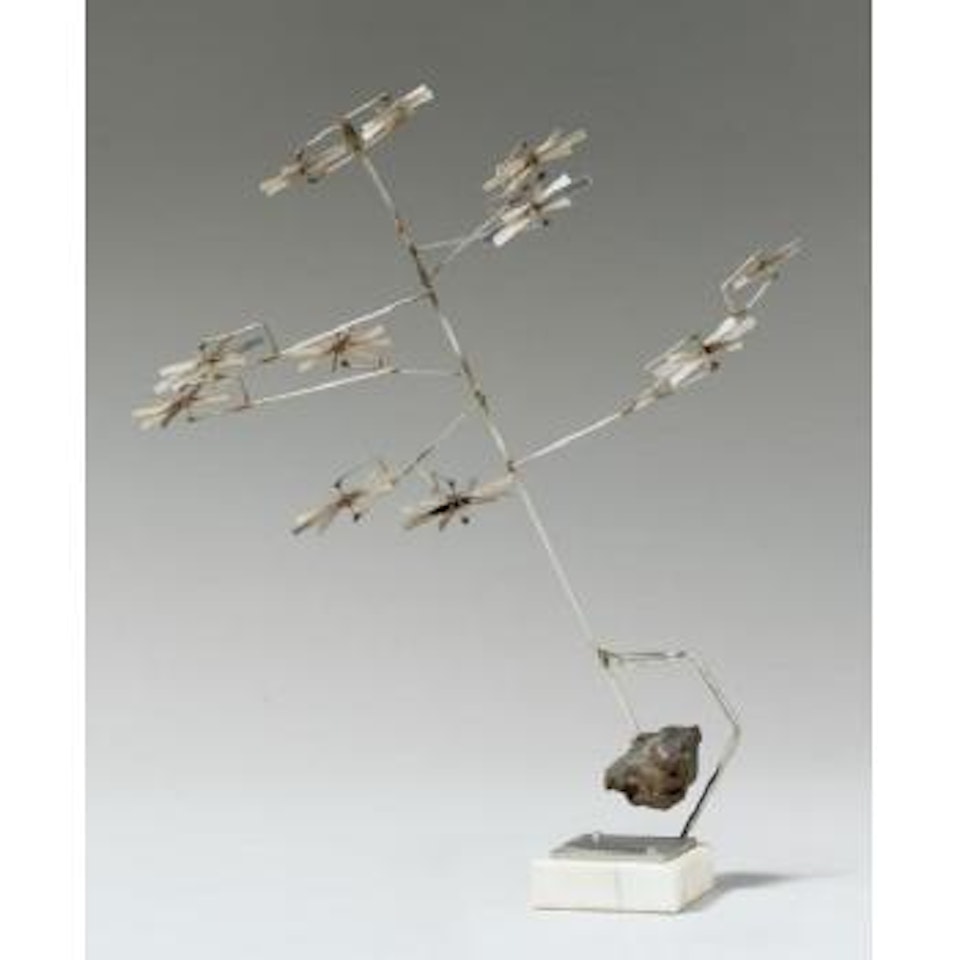 Eleven rotors with bronze by George Rickey
