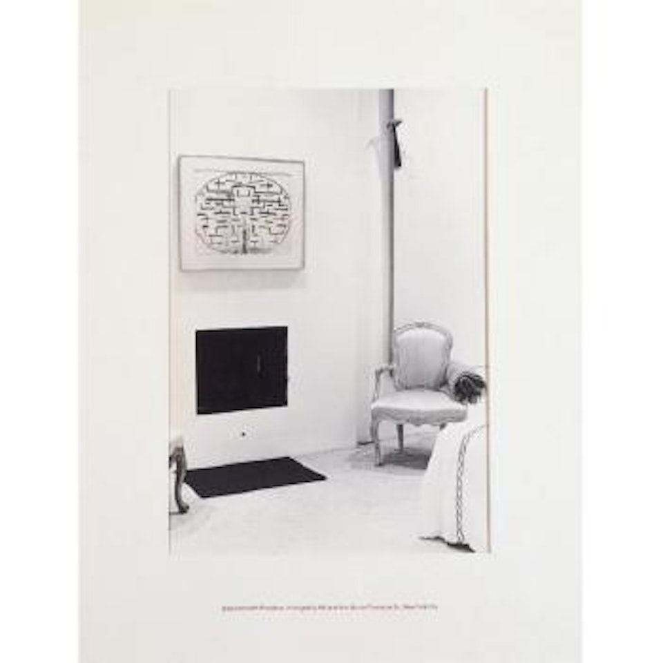Bedroom with fireplace arranged by Mr and Mrs Burton Tremaine NY City by Louise Lawler