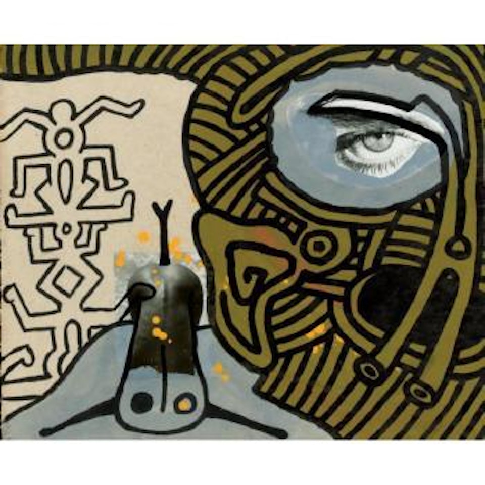 Madonna eye by Keith Haring