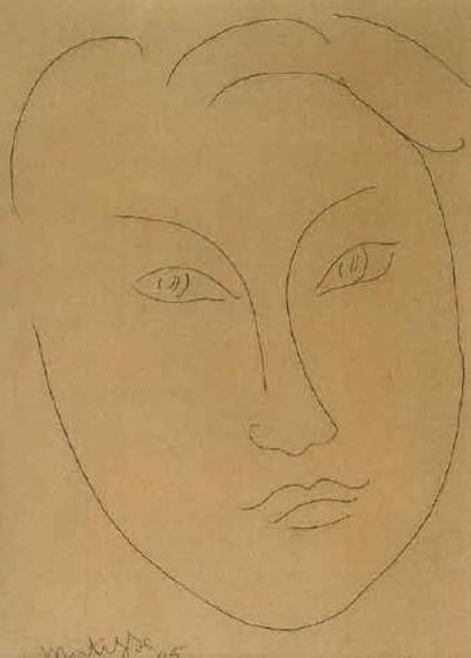Masque de jeune garcon by Henri Matisse