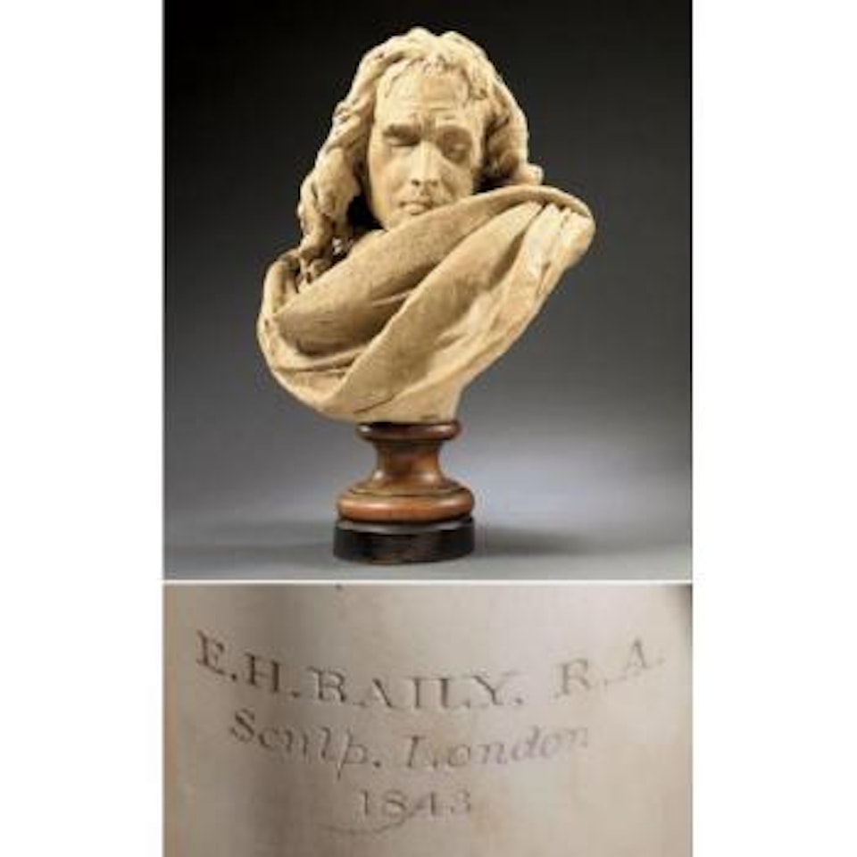 Bust of John Milton by Albert-Ernest Carrier-Belleuse